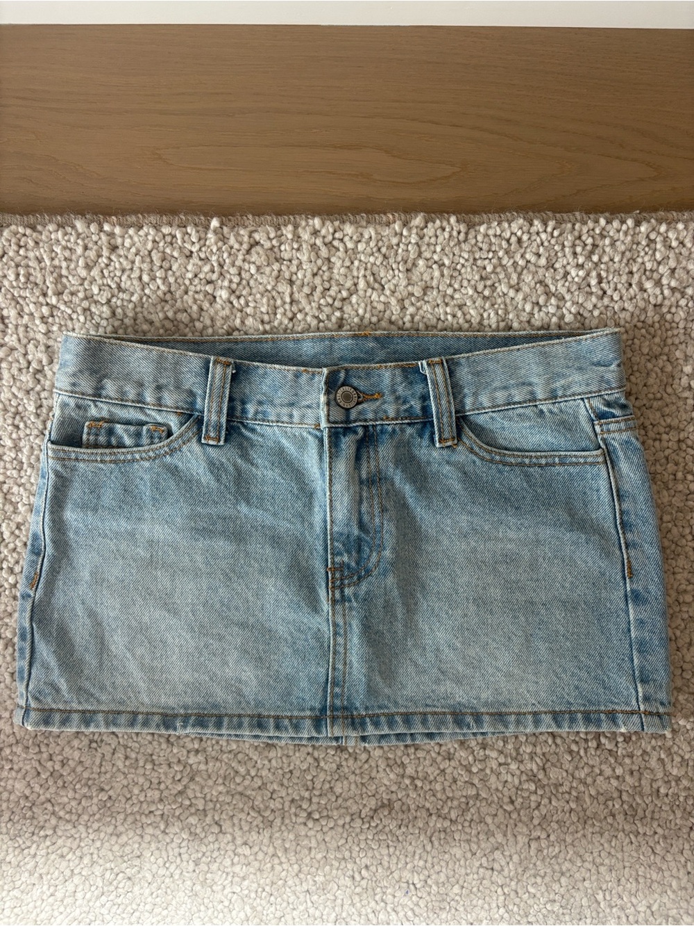 Brandy Melville Denim Mini Skirt